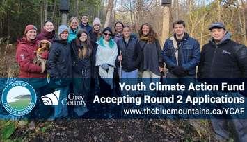 Youth Climate Action Fund.  Photo from Grey County