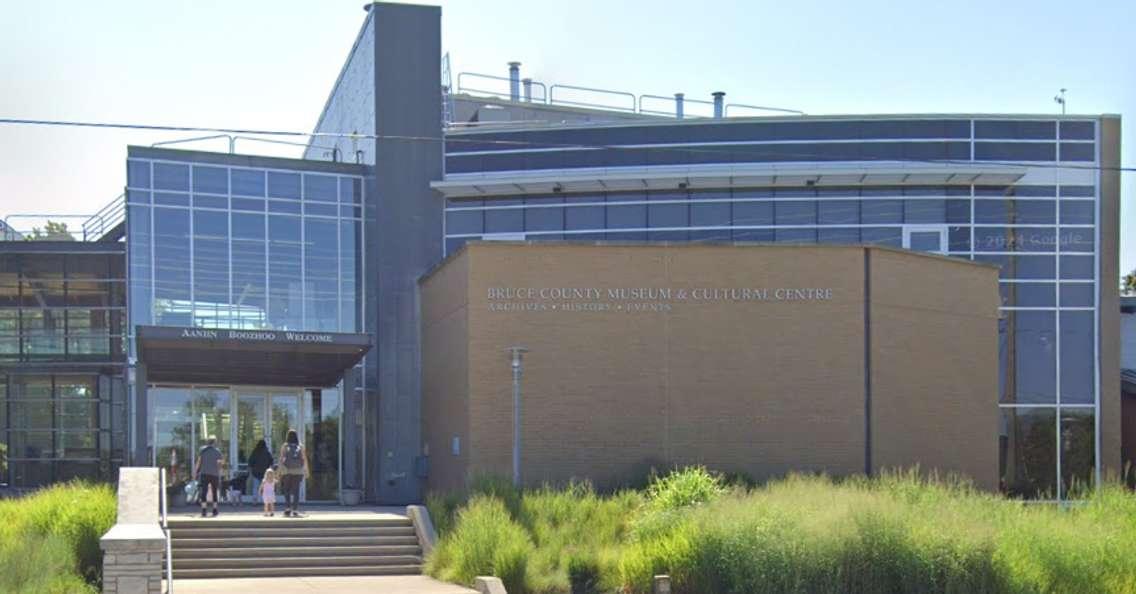 The Bruce County Museum & Cultural Centre. Photo from Google Maps Street View.