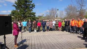 National Day of Mourning Event in Hanover, 2017. (Photo by Kirk Scott)