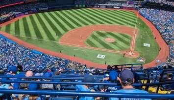 The Toronto Blue Jays play the Oakland A's at Rogers Centre, Toronto, June 25, 2023. Photo by Mark Brown/WindsorNewsToday.ca