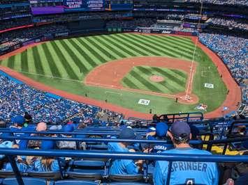 The Toronto Blue Jays play the Oakland A's at Rogers Centre, Toronto, June 25, 2023. Photo by Mark Brown/WindsorNewsToday.ca