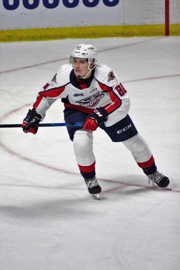 Matthew Maggio of the Windsor Spitfires. Tim Cornett/OHL Images