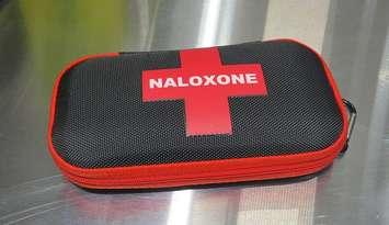 A naloxone kit. (File photo by Miranda Chant, Blackburn Media)