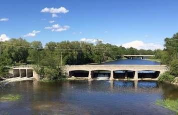 Howson Dam in Wingham (BlackburnNews.com photo)