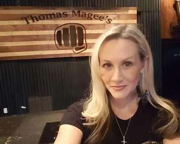 Kara Ro is pictured at a boxing fundraiser in Detroit. Photo courtesy Kara Ro/Facebook.