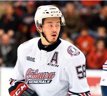 Mitchell Vande Sompel. Photo by Aaron Bell/OHL Images