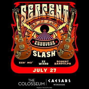 The S.E.R.P.E.N.T. Festival featuring Slash. Image provided by Caesars Entertainment.