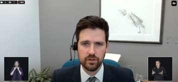 Central Nova Scotia MP Sean Fraser provides an update on the situation in his home province. Blackburn News Image.