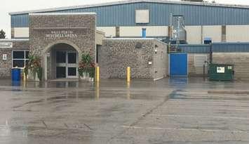 The front entrance to the West Perth Mitchell Arena. (Photo by Ryan Drury)