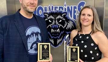 Matt Timberlake and Jen Cork, educators at Wellington Heights Secondary School. (Photo provided by Upper Grand District School Board)