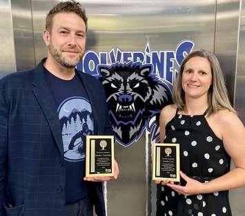 Matt Timberlake and Jen Cork, educators at Wellington Heights Secondary School. (Photo provided by Upper Grand District School Board)