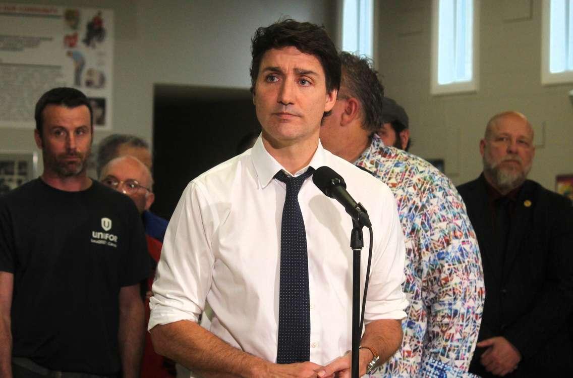 Prime Minister Justin Trudeau during a visit to Windsor, March 14, 2024. (Photo by Maureen Revait) 