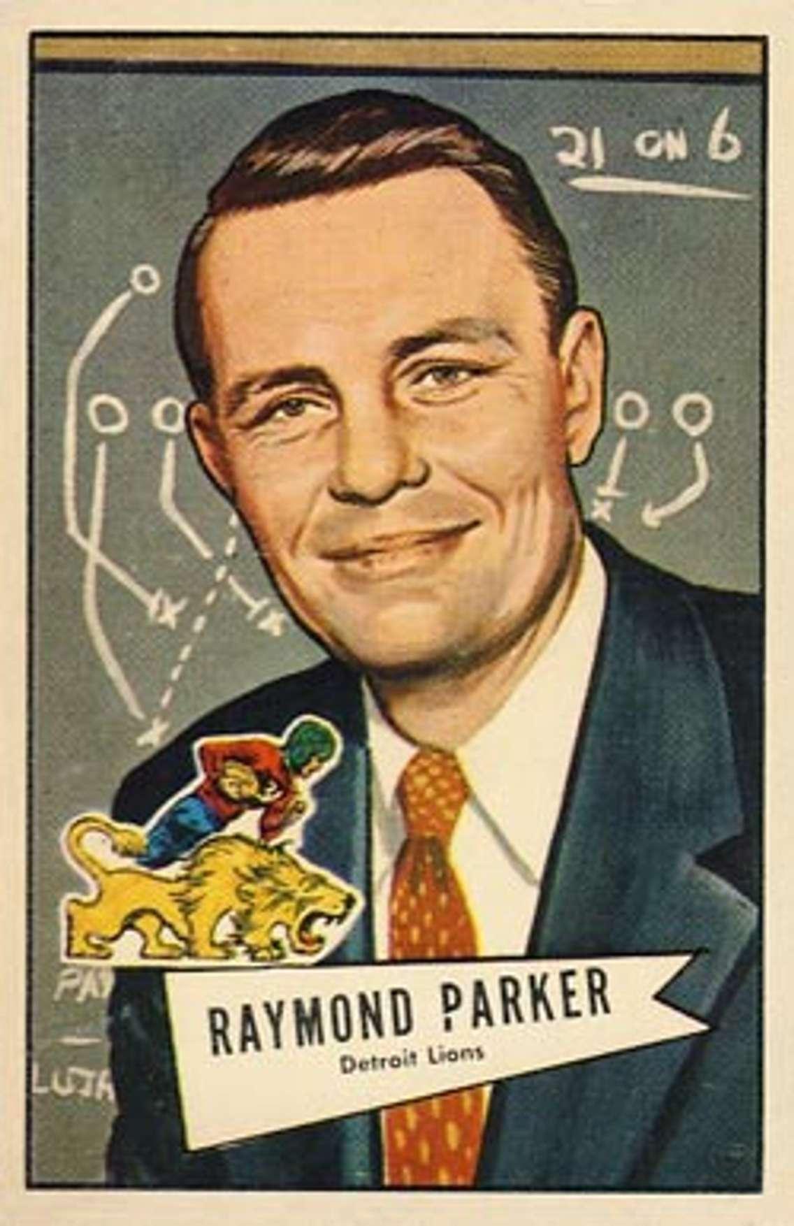 Buddy Parker, coach of the Detroit Lions from 1951 to 1956. Public Domain.