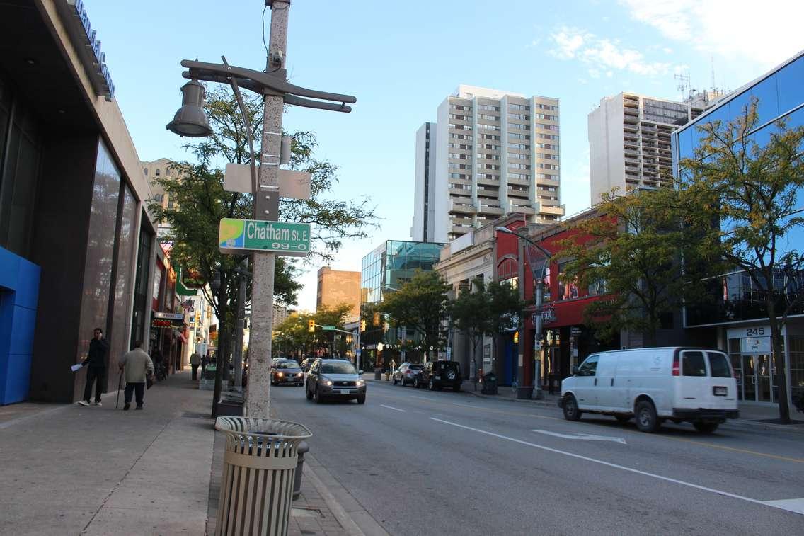 Downtown Windsor on October 1, 2015. (Photo by Ricardo Veneza)