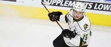 Cole Tymkin of the London Knights. (Photo courtesy of Luke Durda via OHL Images)