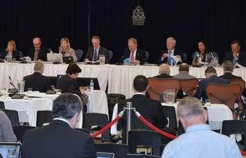 CNSC Hearings Kincardine, April 14, 2015
Photo by Jordan McKinnon.