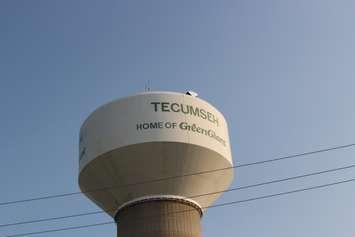 The Tecumseh water tower. (Photo by Adelle Loiselle.)