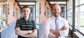 Dr. J. Andrew Lanz-O'Brien and Dr. Brent Rowden. (Photo courtesy of the Chatham-Kent Health Alliance).