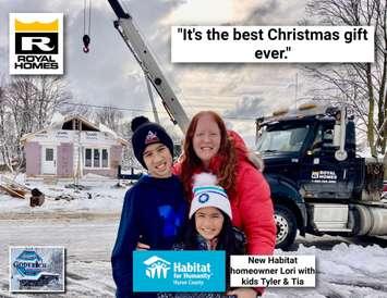 Habitat for Humanity Huron County preparing new Goderich home. Photo from Habitat for Humanity