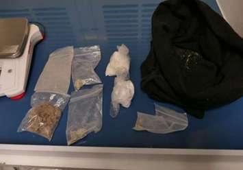 Woodstock police seize more than $29,000 street value worth of drugs. August 31, 2023. Photo supplied by Woodstock Police Service.