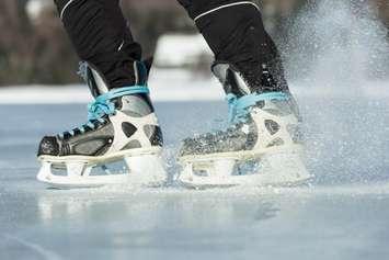 Ice skating