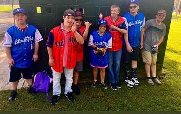 Blacktop Baseball players from the 2024 season. (Photo courtesy of the Town of Petrolia)