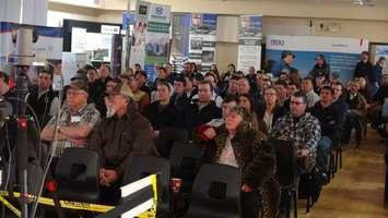 People packing the room for Grey-Bruce Farmer's Week this year in Elmwood. January 3rd, 2020 (Photo by Kirk Scott)