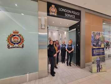 The London police community engagement centre inside Masonville Place. Photo provided by the London Police Service