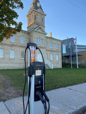 Bruce County EV charger at Bruce County Museum in Southampton