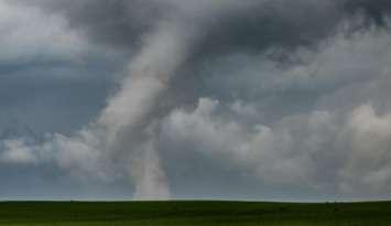 Tornado that touched down north of Holmesville on July 26, 2025. (Photo by: Jamie Worne/ Randomshots_lifeinpixels)