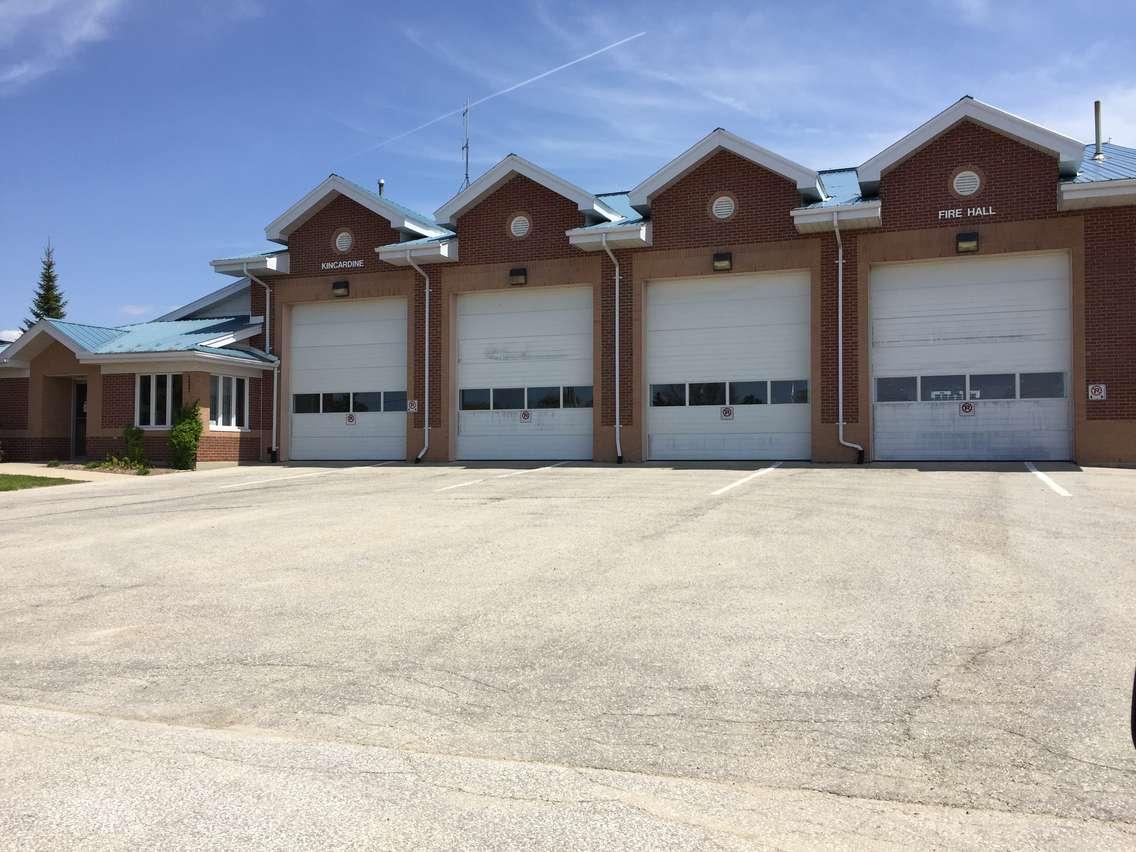 Kincardine Fire Hall (Blackburnnews.com stock photo)