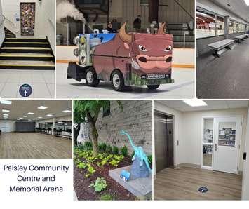 Paisley Community Centre and Arena upgrades.  Photo from the Municipality of Arran-Elderslie
