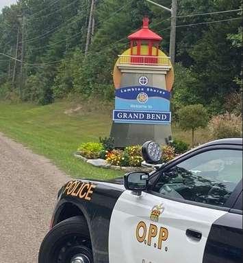 Photo courtesy of Lambton OPP via X (formerly Twitter)