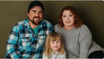 The O'Brien Family.  Photo from a GoFundMe page set up to support them.  