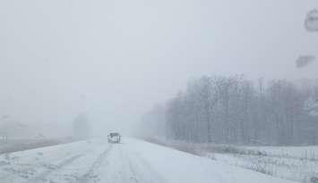 Snow Squalls reduce visibility on the roads. (Submitted file photo)