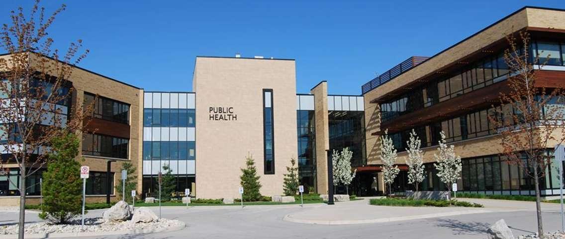 Grey Bruce Health Unit building in Owen Sound. 28 April 2017. (Photo via Grey Bruce Public Health Facebook page)