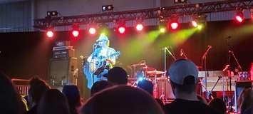 Owen Riegling at the Clinton Spring Fair.  Photo by Janice MacKay