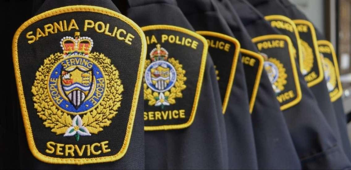 Sarnia police uniform logos. Photo courtesy Sarnia Police Service.