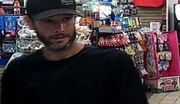 Sarnia police are asking for help to identify a theft suspect. July 2025. (Photo courtesy of Sarnia Police Service)