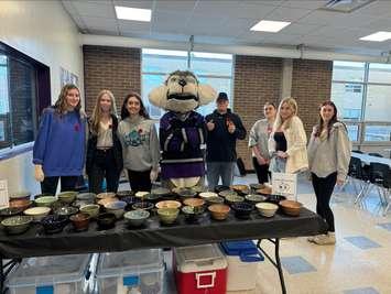 Owen Sound District Secondary School hosted the second annual Empty Bowls event to raise money for OSHaRE in Owen Sound. Photo from BWDSB