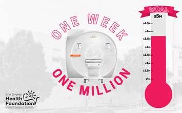 One Week, One Million logo. Courtesy Erie Shores Health Foundation.