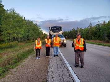 Wendell's Walk in Northern Bruce Peninsula raised money to keep healthcare close to home. Photo from Cathryn Buckley.