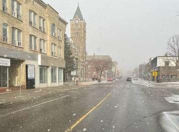 Talbot Street in downtown St. Thomas. Photo by Rebecca Chouinard.