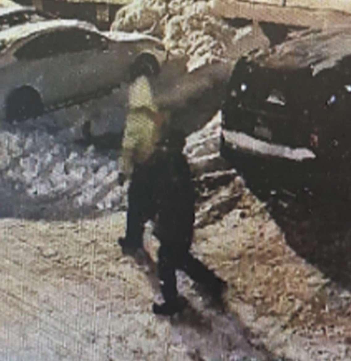 Two suspects in a break-in at a Listowel business, January 25, 2025. Photo provided by Perth OPP.