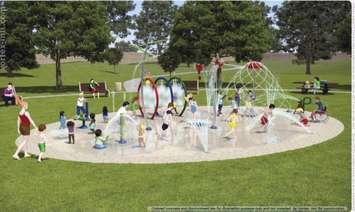 Dresden Community Splash Pad. January 02, 2020. (Photo courtesy of Facebook)