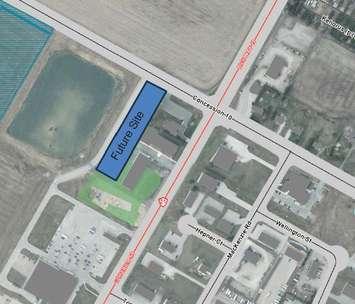 Future site of planned affordable housing in Saugeen Shores.  Image from Saugeen Shores. 