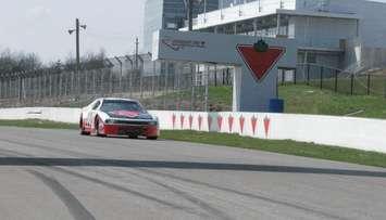 Scott Steckly on the track in his Canadian Tire #22 (Photo courtesy of Canadian Tire Motorsport Park)