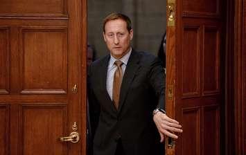 Justice Minister Peter MacKay appears at Commons committee on Parliament Hill in Ottawa on April 27, 2015. Federal Justice Minister Peter MacKay will announce later today that he is leaving federal politics. THE CANADIAN PRESS/Sean Kilpatrick