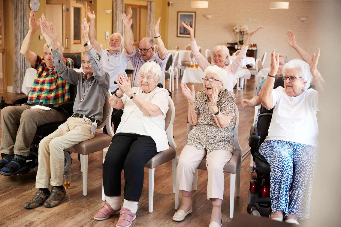 Seniors enjoying a fitness class (Image courtesy of monkeybusinessimages / iStock / Getty Images Plus via Getty Images)