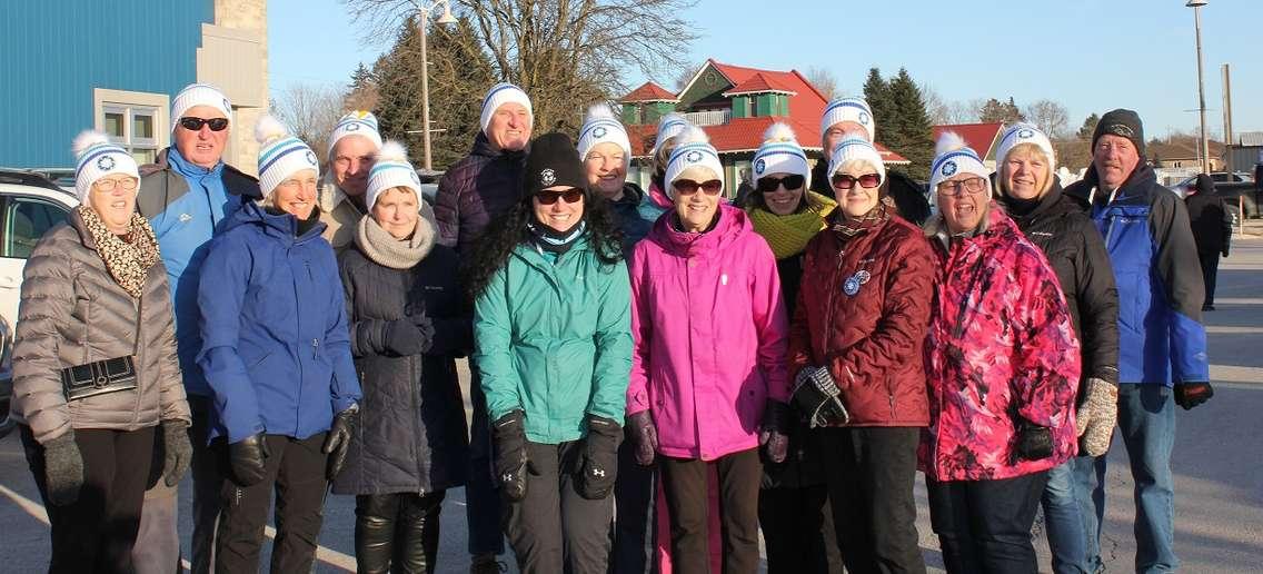 Participants at the 2024 Coldest Night of the Year fundraiser. Photo provided by United Way Perth-Huron.